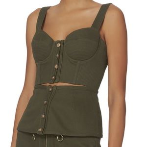 Self-Portrait Bustier Top